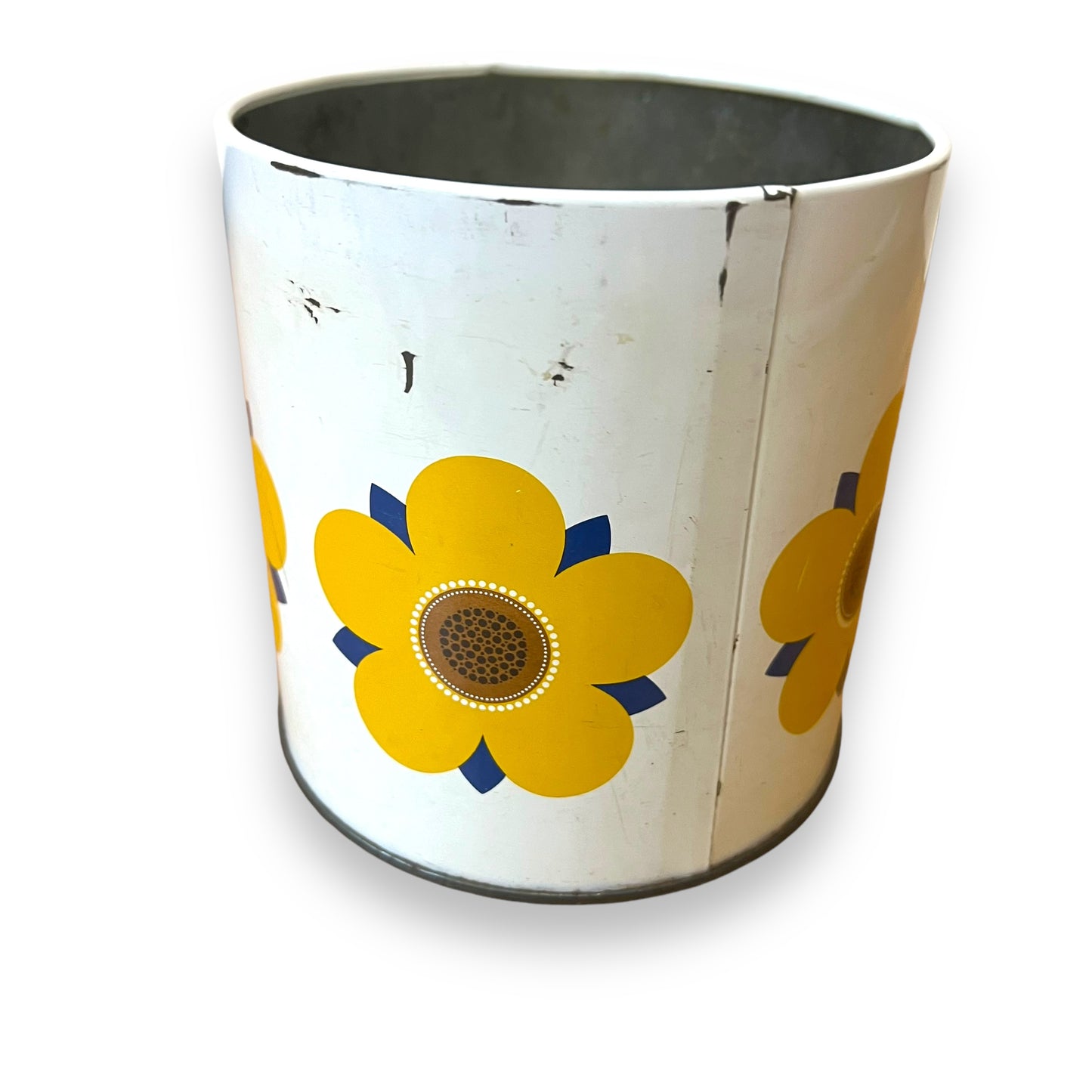 Willow Australia Yellow Flower Tin - No Lid