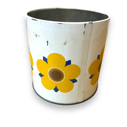 Willow Australia Yellow Flower Tin - No Lid