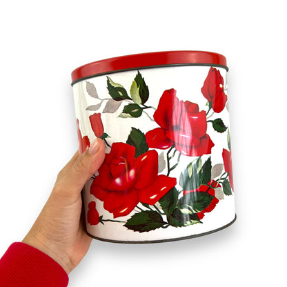 Willow Australia Oval Red Rose Tin