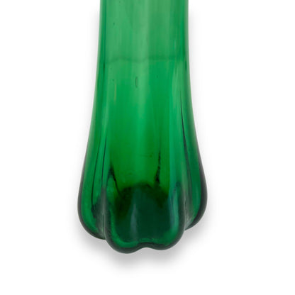 Green Finger Glass Vase