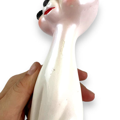 Kawaii Eyelash Kitty Cat Figurine Kitsch MCM Japan