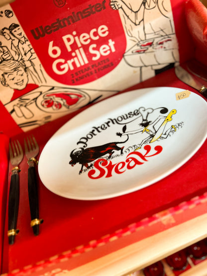 Westminster ‘Porterhouse Steak’ 6 Piece Grill Set – Original Box