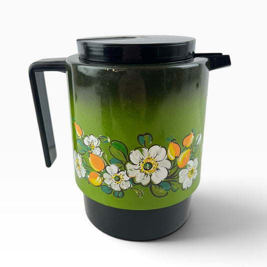 Insulated Thermos 
Green flower jug