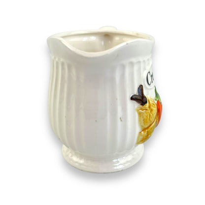 Creamer Jug with vegetables art