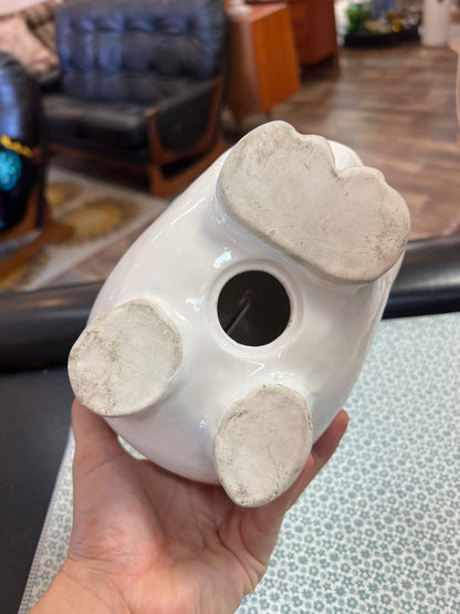 Blue & White Pig Money Box