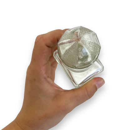 Clear Glass Perfume Bottle with Stopper