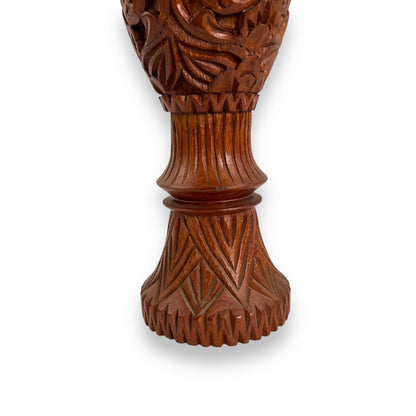 Wooden Carved Vase