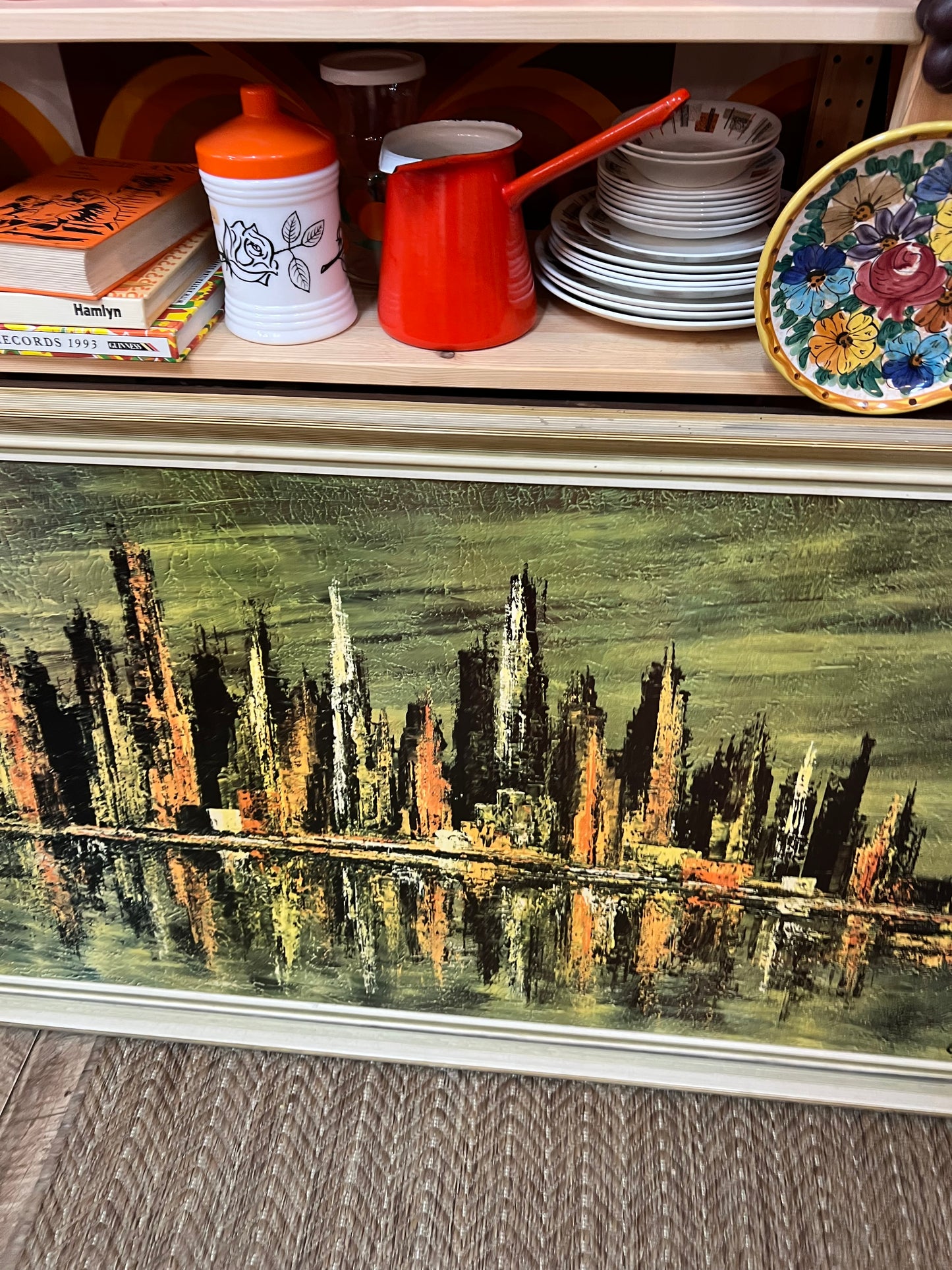 “Bronze Skyline" art print by Carter