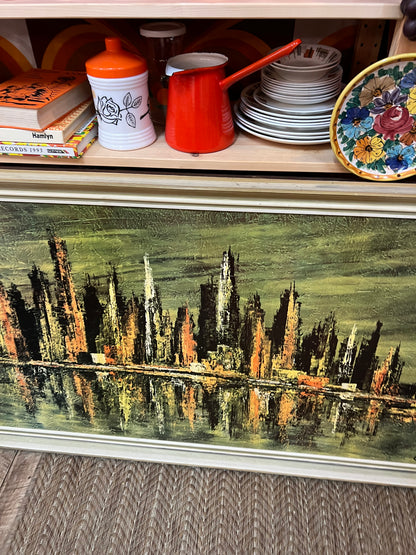 “Bronze Skyline" art print by Carter