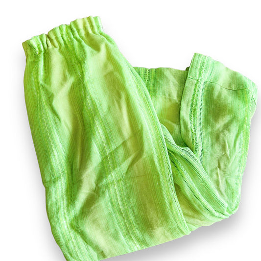 Retro Green Curtain 190cm long x 138cm wide