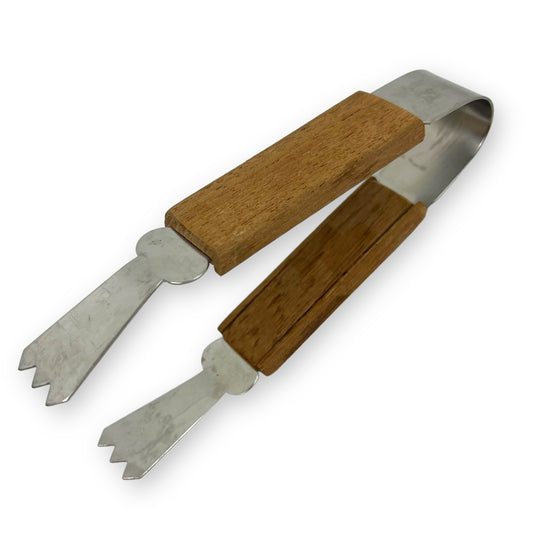 Wood Handle Ice Cube Tongs