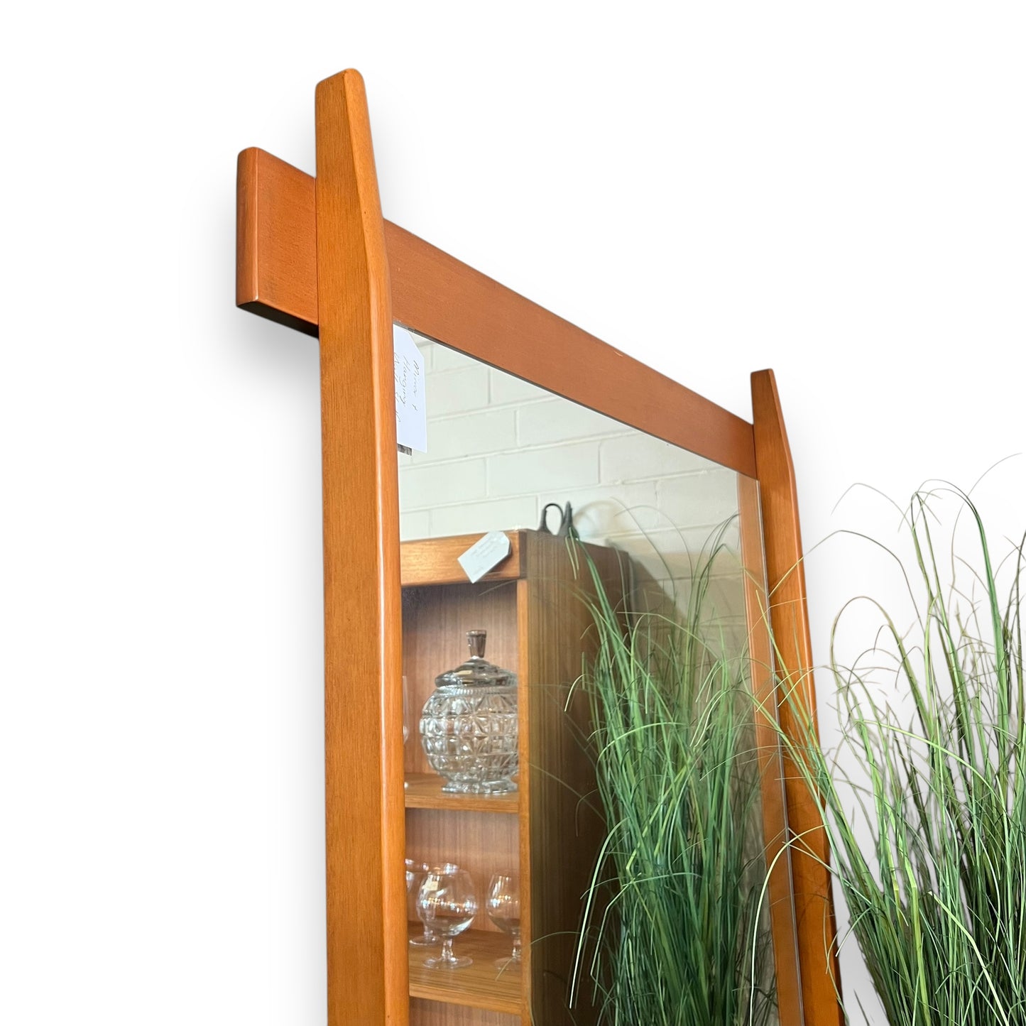 Mid-Century Teak Wall Mirror