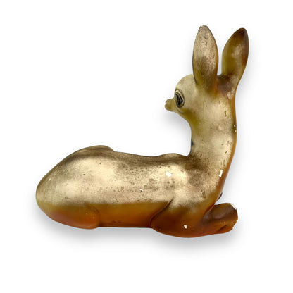 Vintage Chalkware Deer Statue