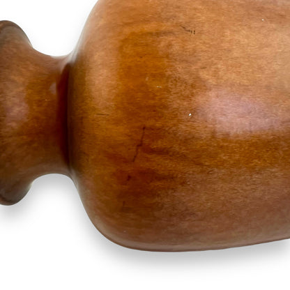 West German Large Brown Vase - 41cm Tall x 20cm Wide