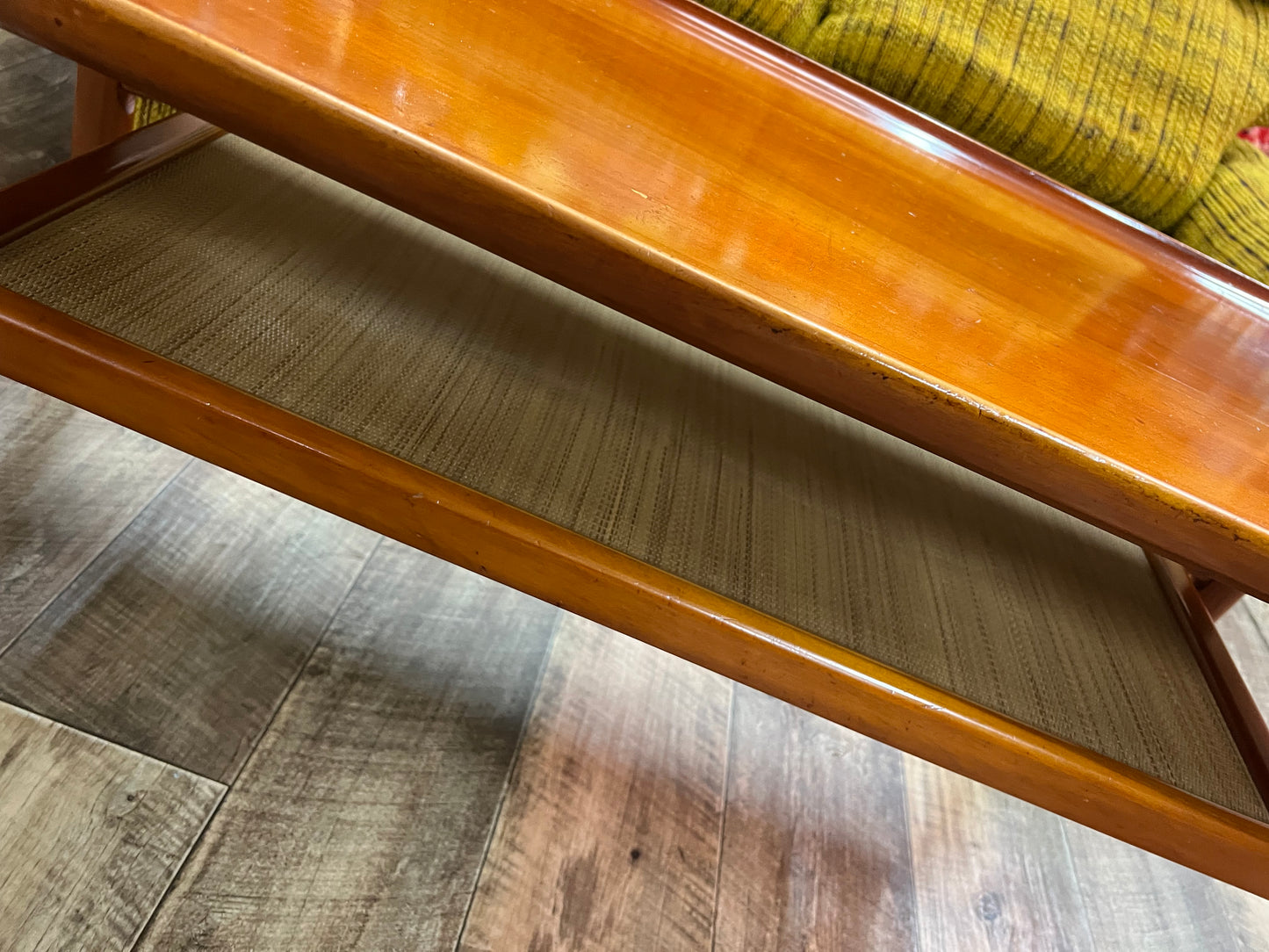Burgess Mid-Century Coffee Table with Lower Shelf