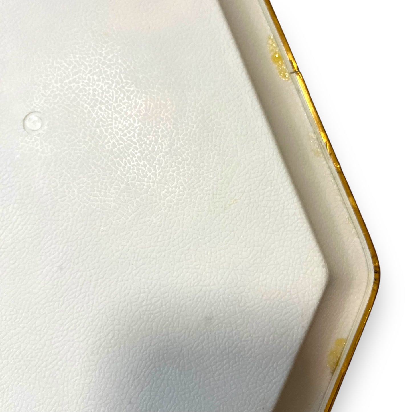 Floral Gold-Toned Metal Serving Tray - Vibrant Flower Pattern, Octagonal Shape