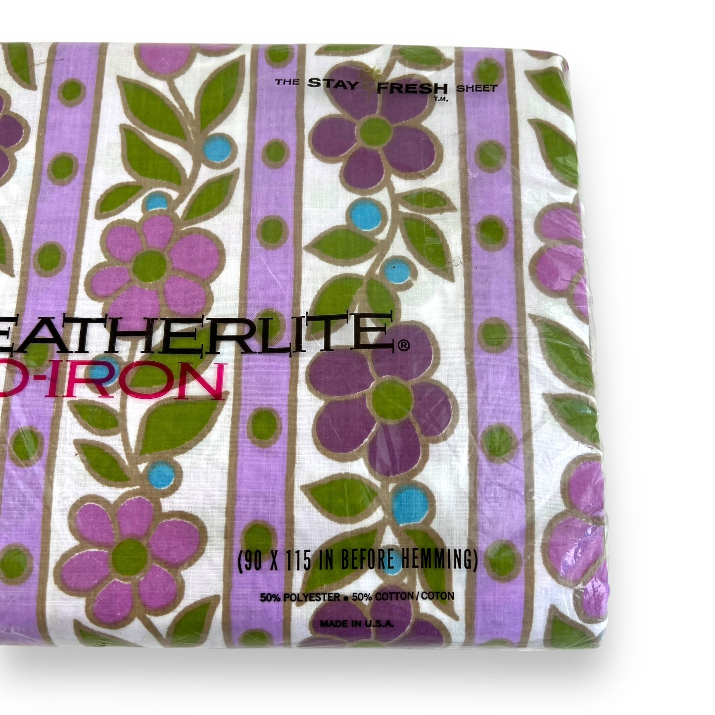 Featherlite purple flower sheet