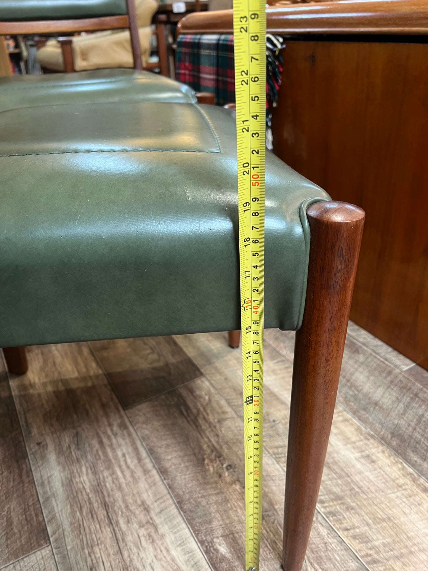 Chiswell Green Vinyl Dining Chairs – Set of 4