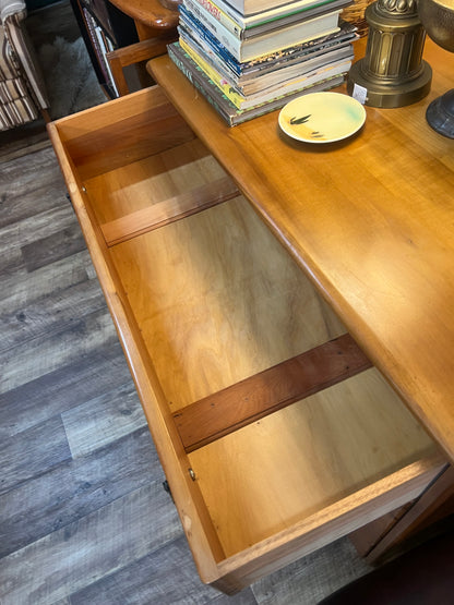 Timber Chest of Drawers with Ring Pull Handles