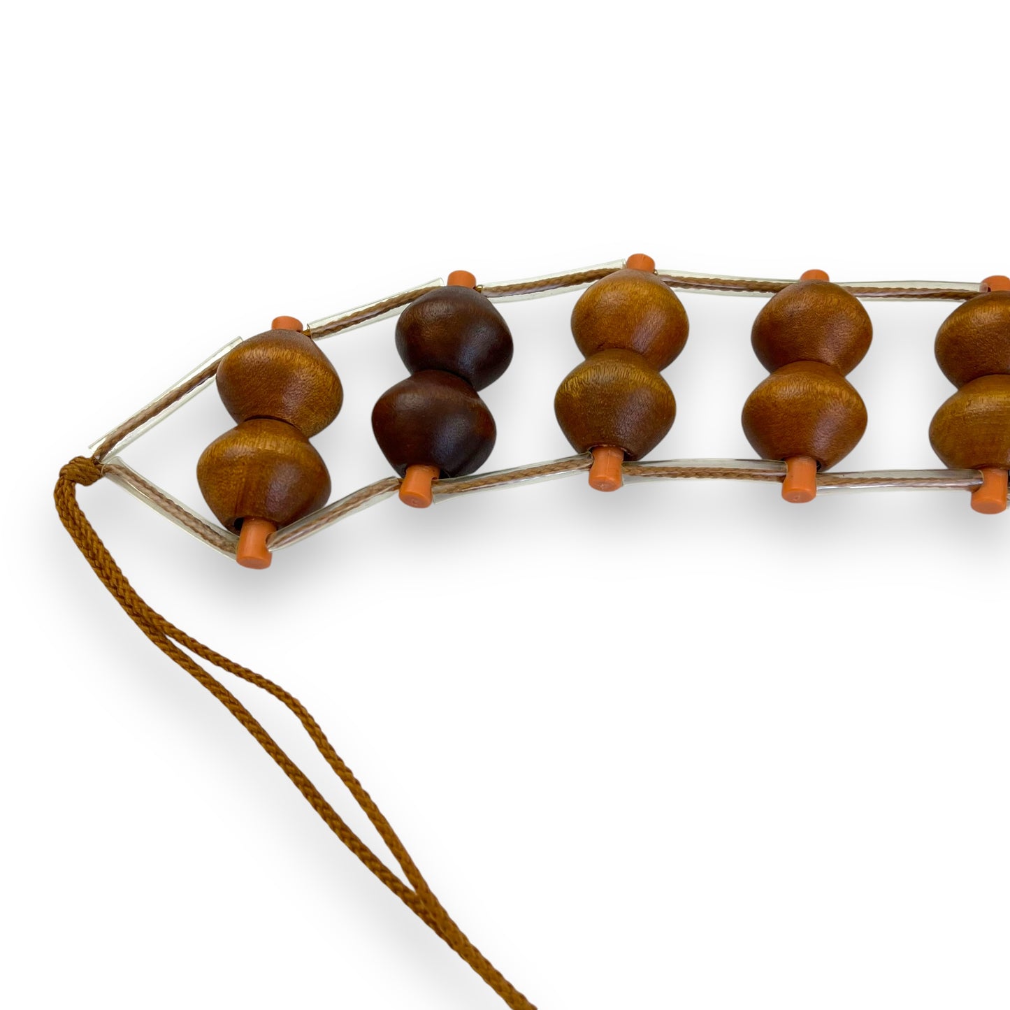 Wooden bead body massager in original box