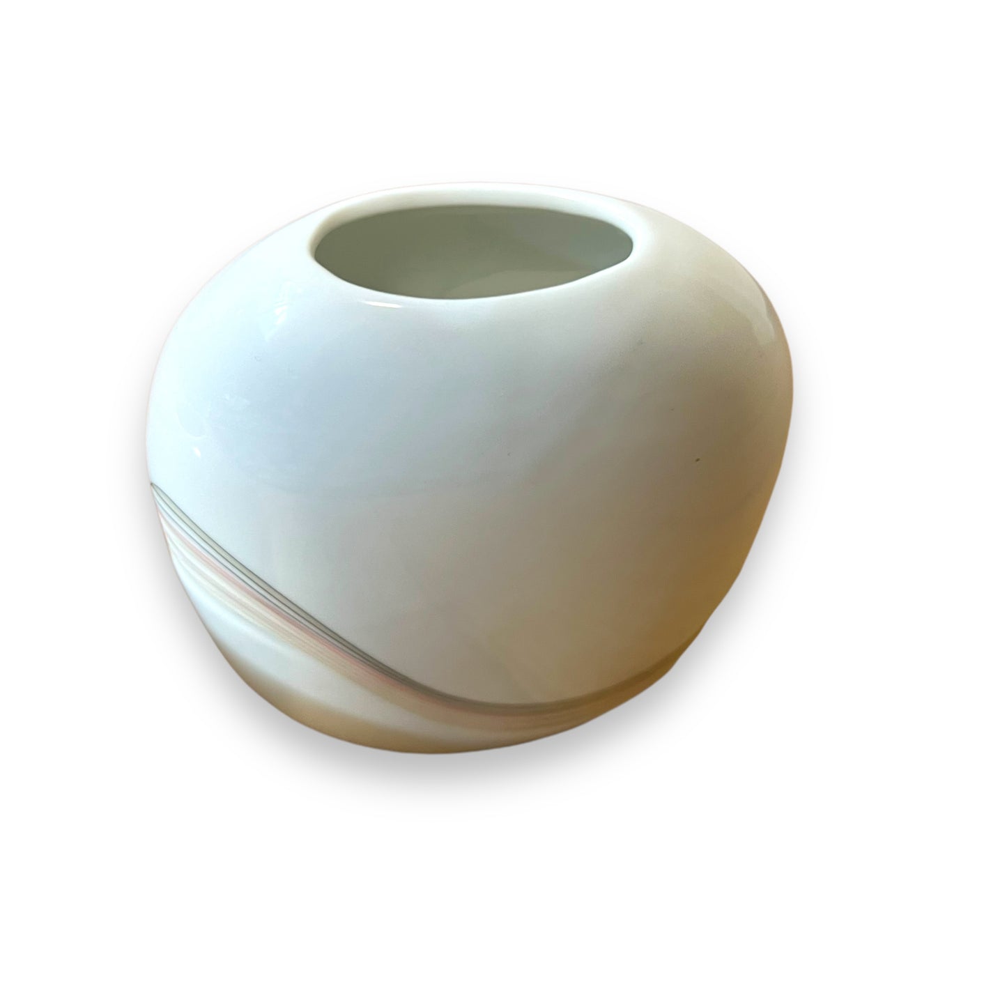 Ceramic Vase with striped design – Hall Japan