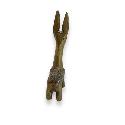 Small brass donkey