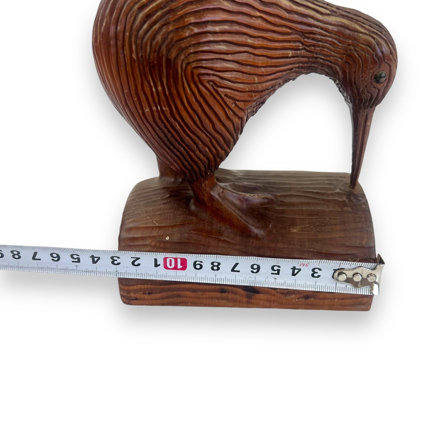 Wooden Kiwi Bird Sculpture - Handmade in New Zealand