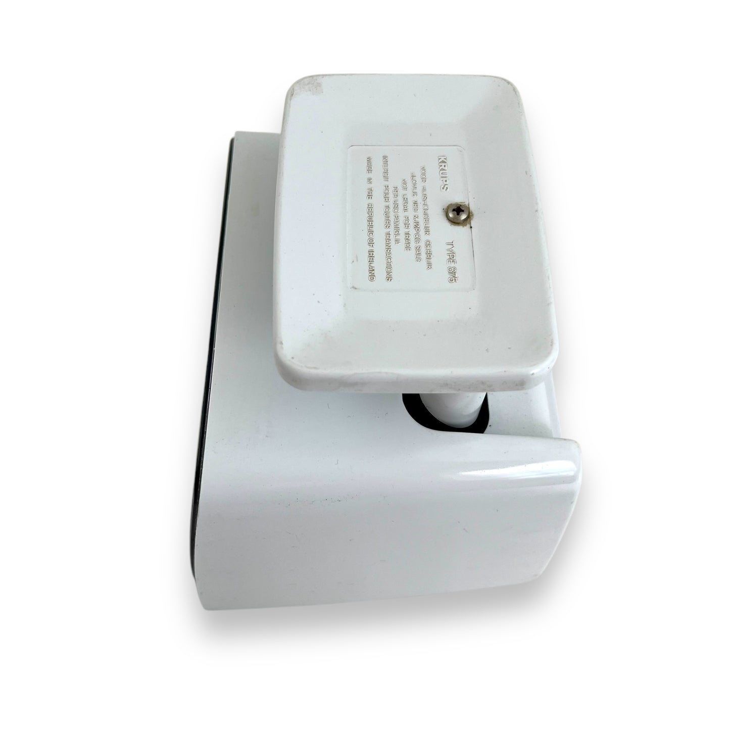 Krups white plastic kitchen scales