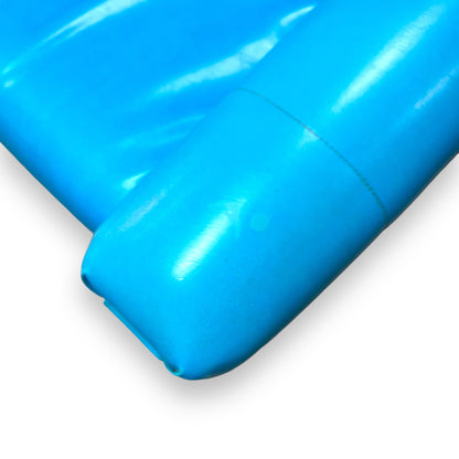 Retro Blue Vinyl Single Lounge Chair
