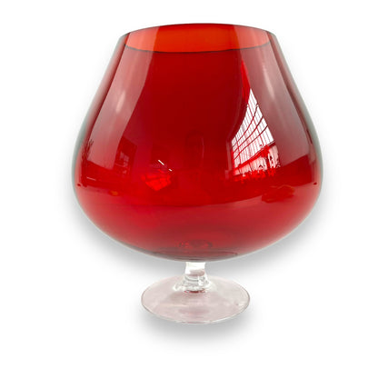 Red Balloon Glass Vase
