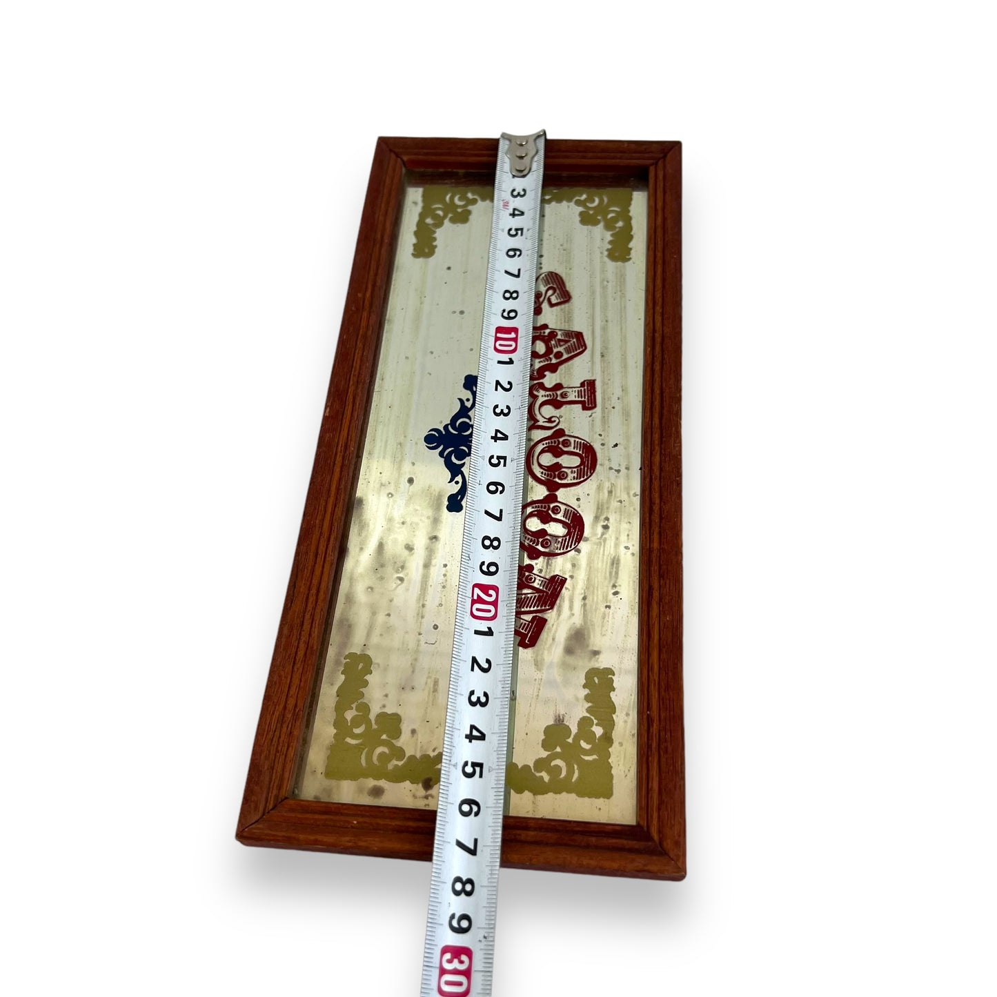 Saloon Glass Mirror Framed Bar Sign