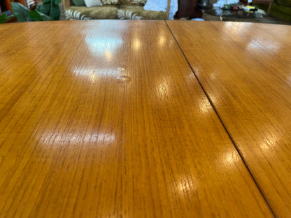 Burgess Australian-Made Teak Oval Extension Dining Table