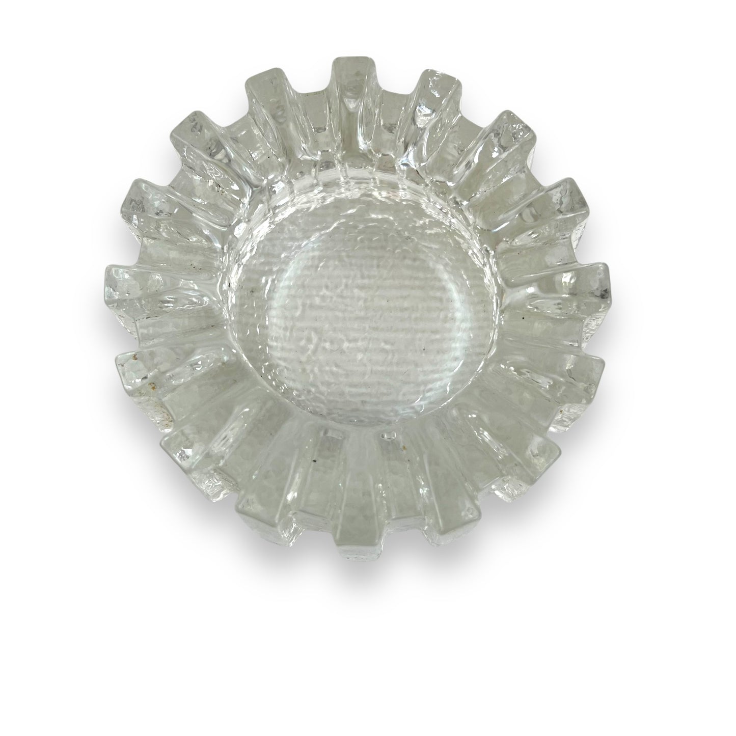 Pukeberg Sweden Art Glass Cog Ashtray