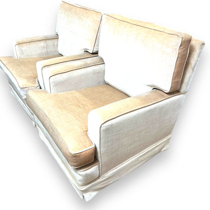 Cream single lounge chair