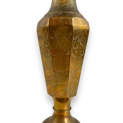 Tall Brass Vase