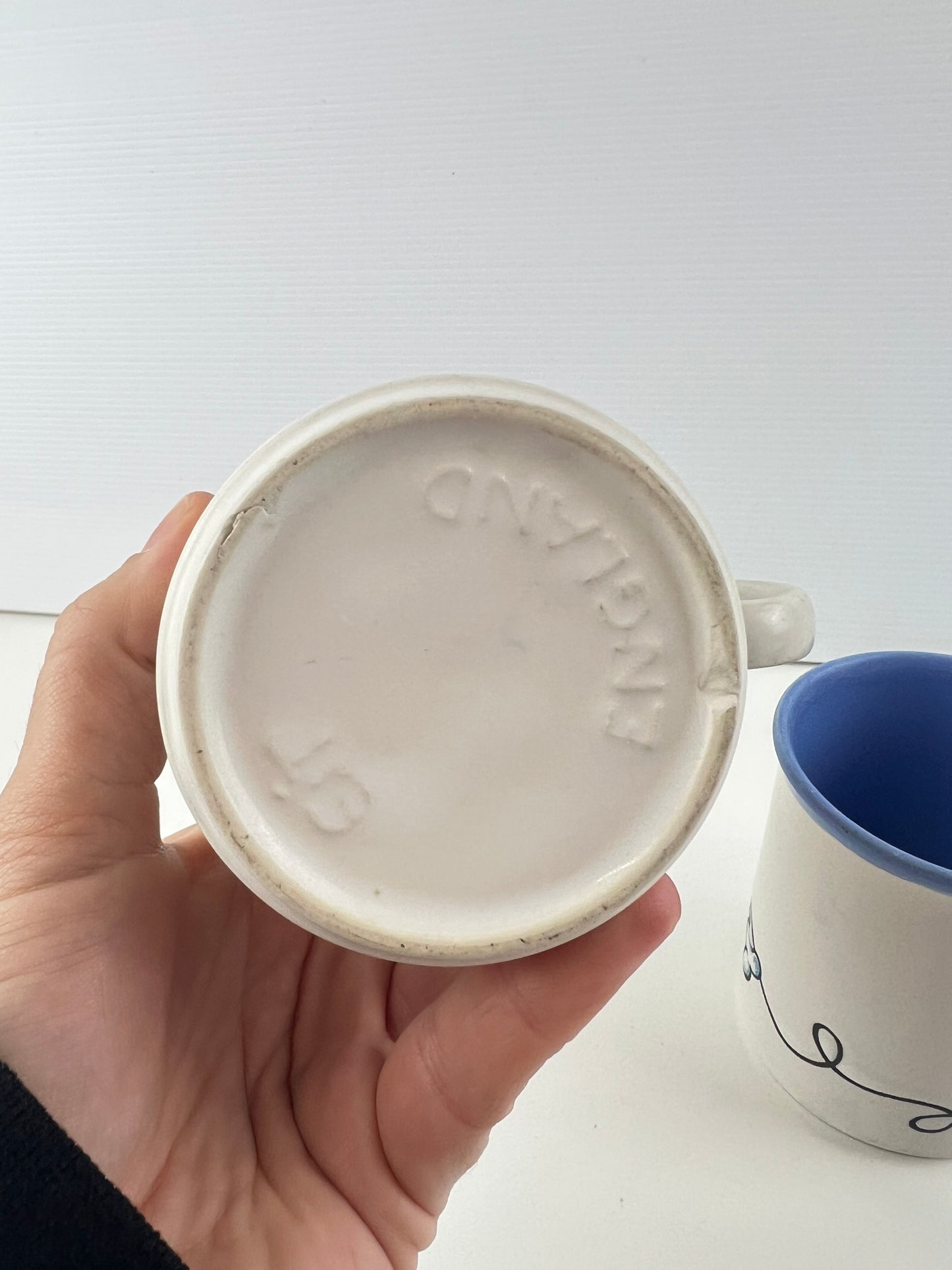 Blue Dog Ceramic Mugs – Set of 2