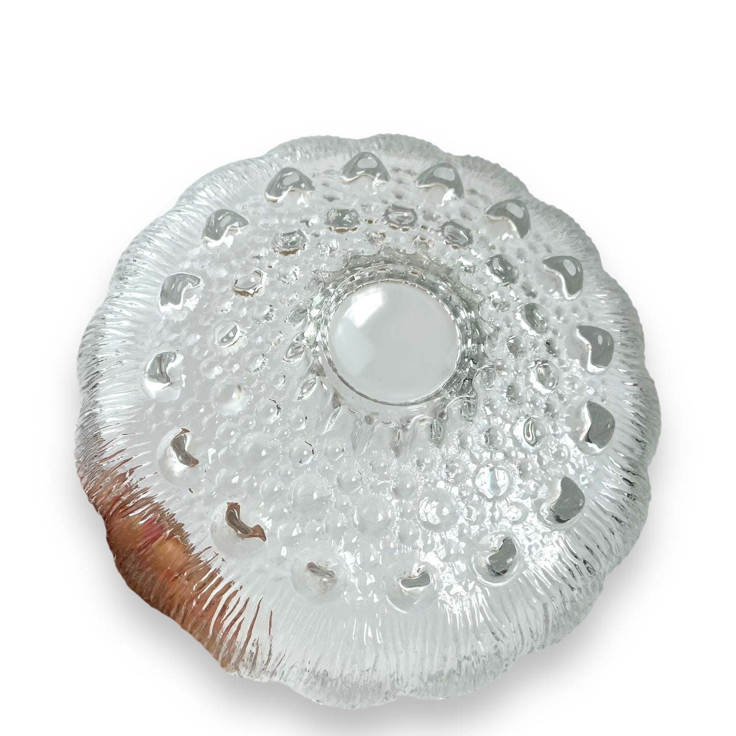 Vintage Muurla Glass Bowl – Scandinavian Fruit Bowl, Made in Finland
