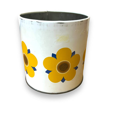 Willow Australia Yellow Flower Tin - No Lid