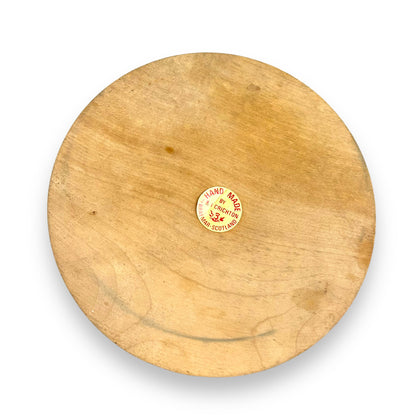 Handmade wooden Scottish thistle shortbread mould by J and I Crichton