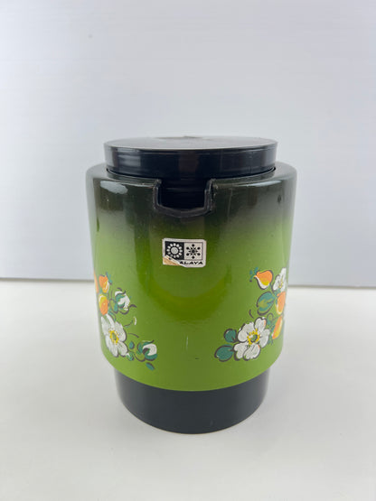 Insulated Thermos 
Green flower jug