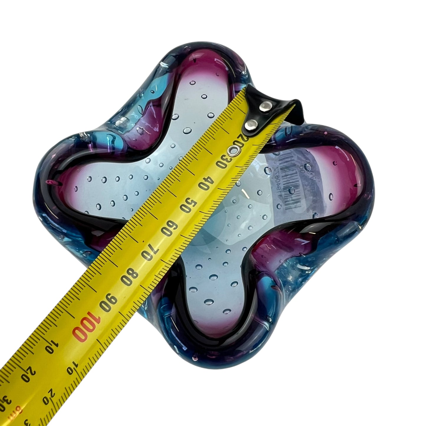 Blue & Purple Art Glass Dish