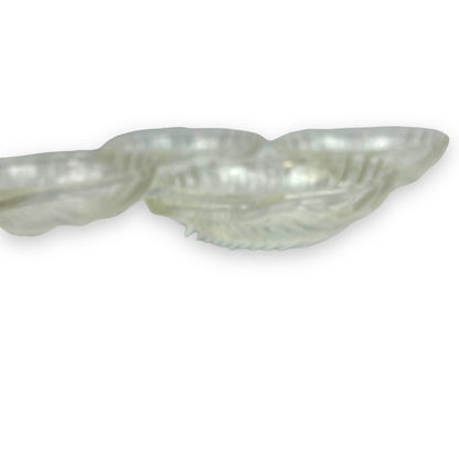 Glass Shell Dish x4 Agee Pyrex