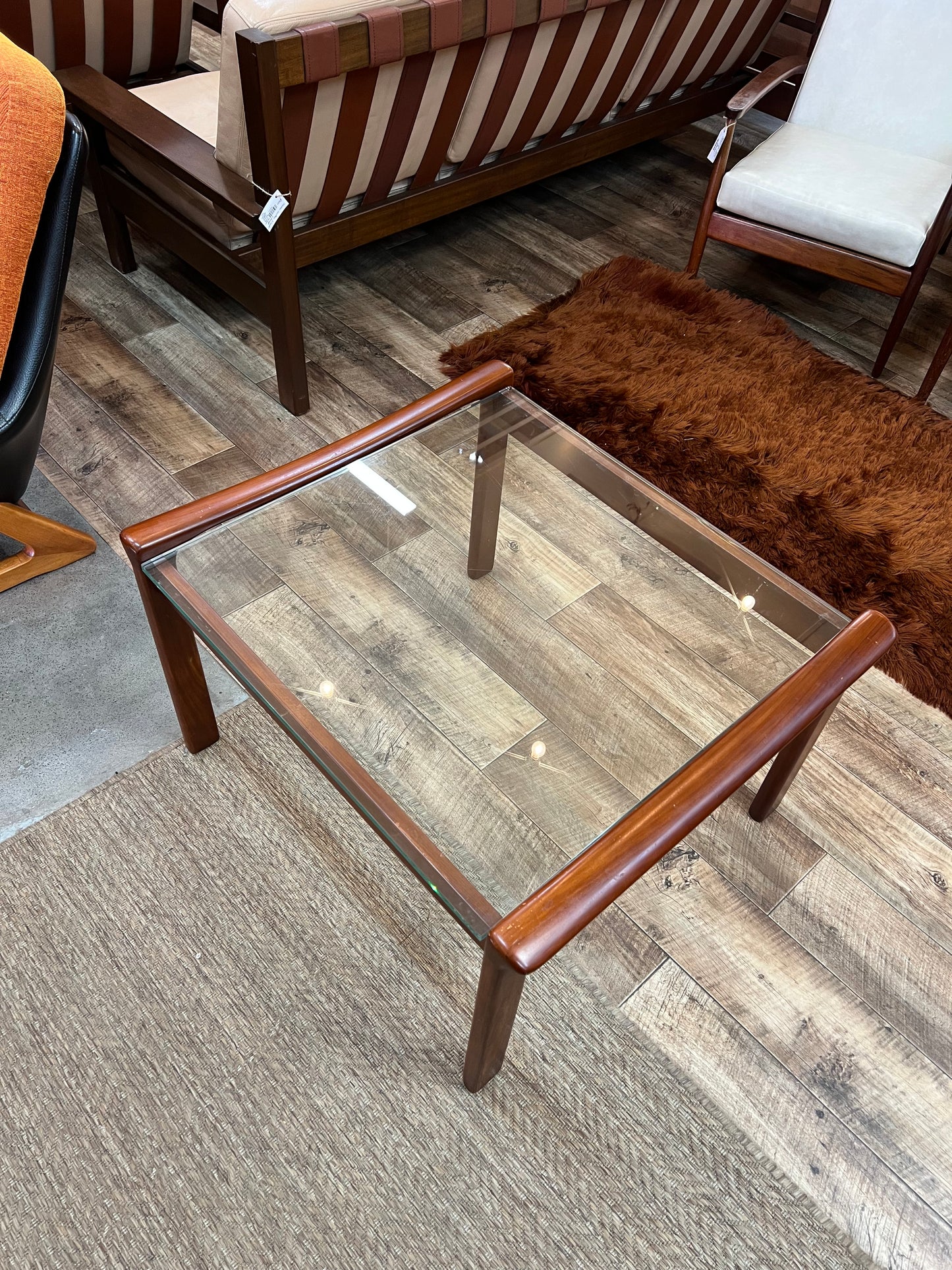 Tessa Glass Top Coffee Table