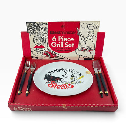 Westminster ‘Porterhouse Steak’ 6 Piece Grill Set – Original Box