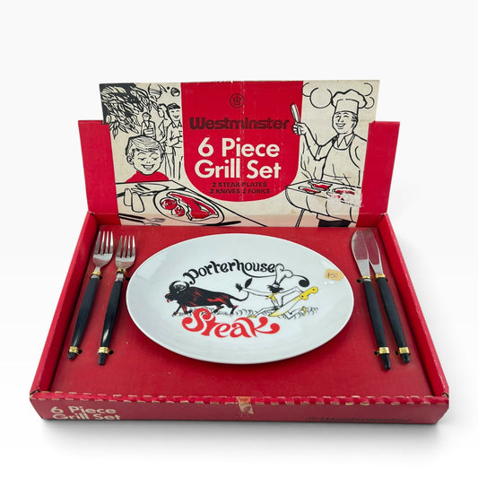 Westminster ‘Porterhouse Steak’ 6 Piece Grill Set – Original Box