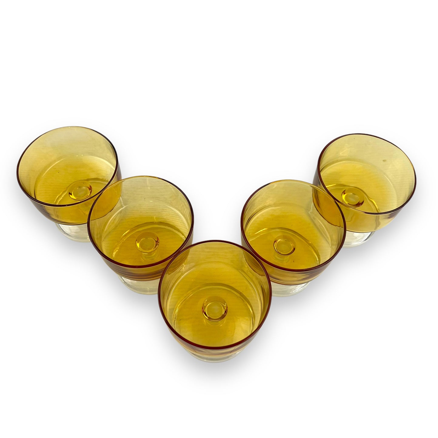 Luminarc Amber Glass set of 5