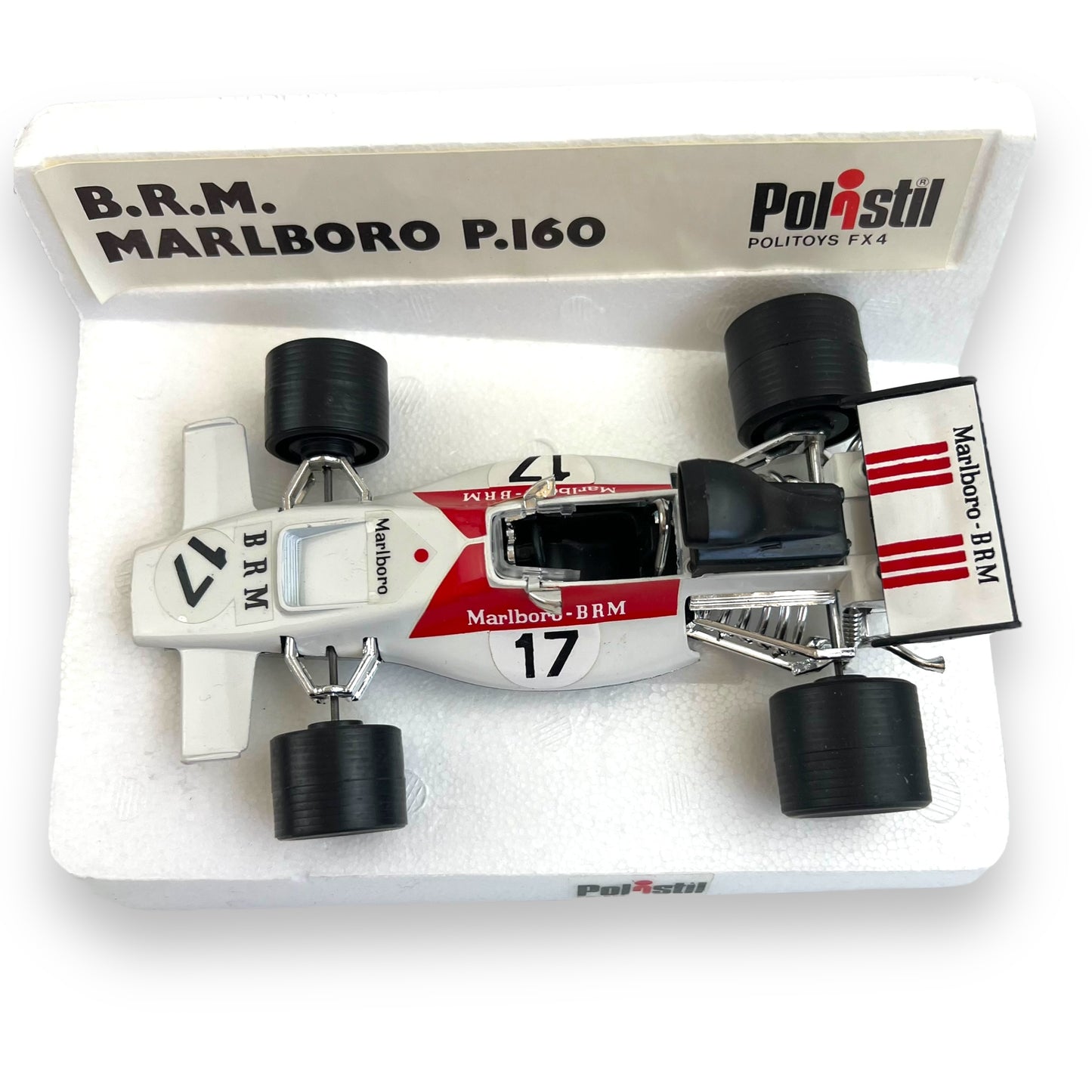 Polistil BRM Marlboro P.160 F1 Model Car 1:25 Scale with Original Box - 1974 Formula 1 Collectible