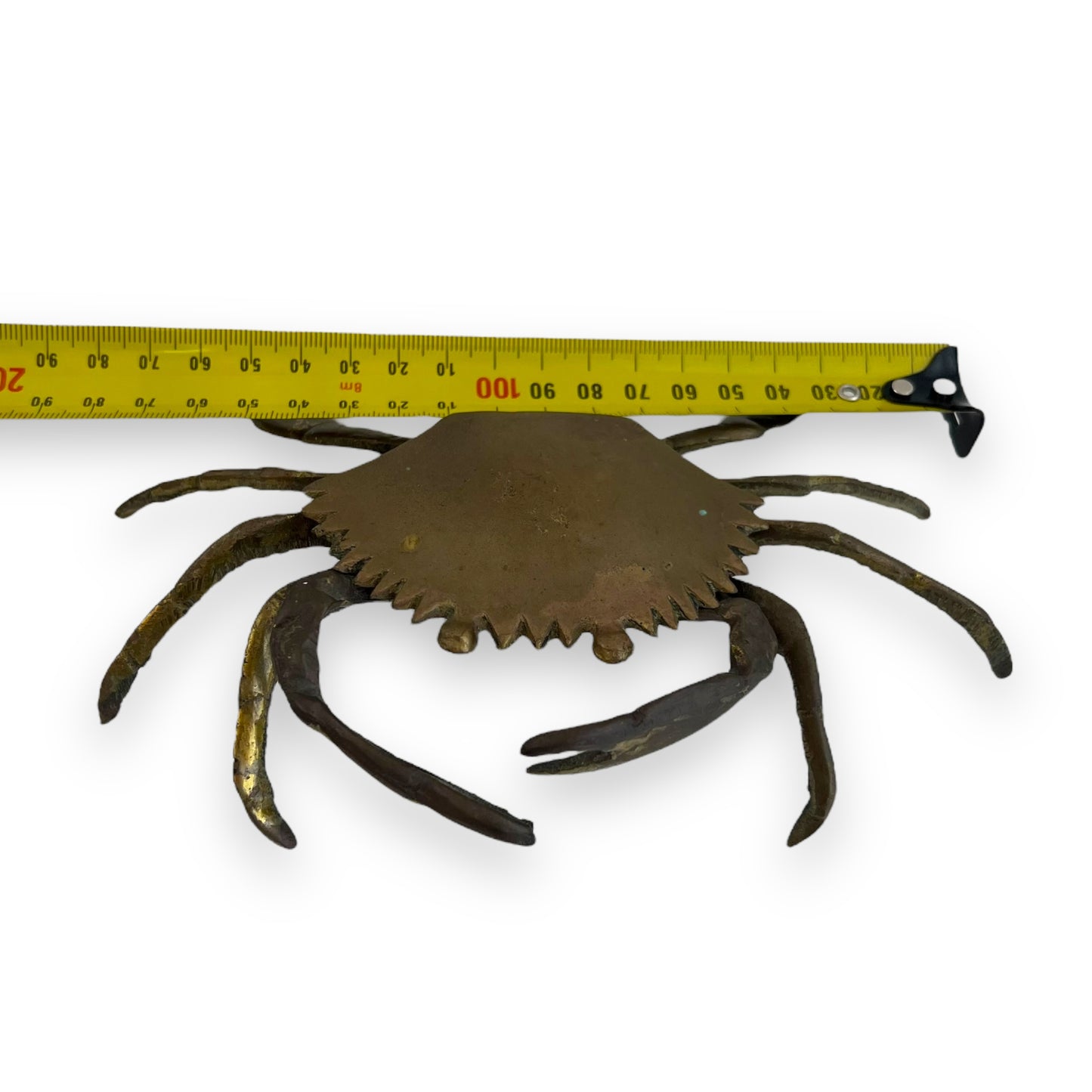 Brass crab ashtray/trinket box