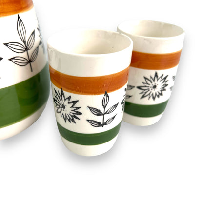 Royal Sealy MCM Pitcher and Cups Set