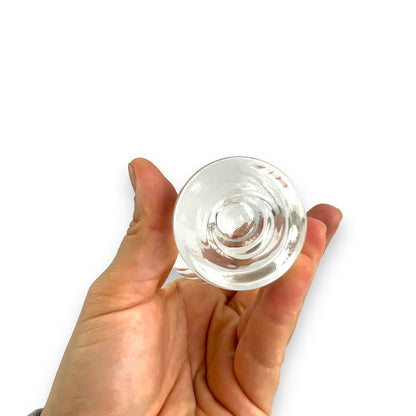 Crown Corning “Regis” Swirl 11.5cm tall Glass Set of 6